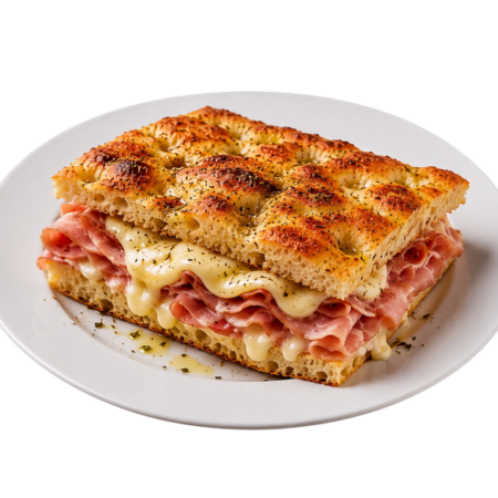 Schiacciata Prosciutto e Formaggio