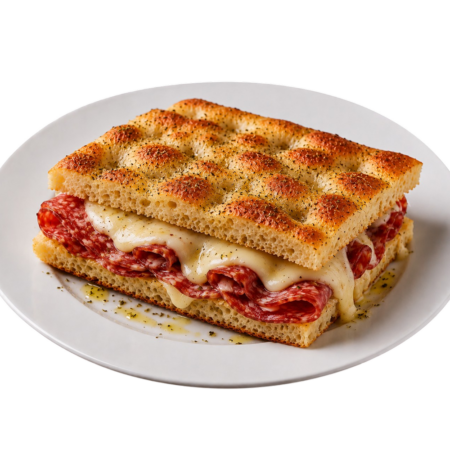 Schiacciata Salame e Formaggio